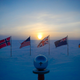 Illustration for article titled Heres What A Sunset Looks Like From The South Pole